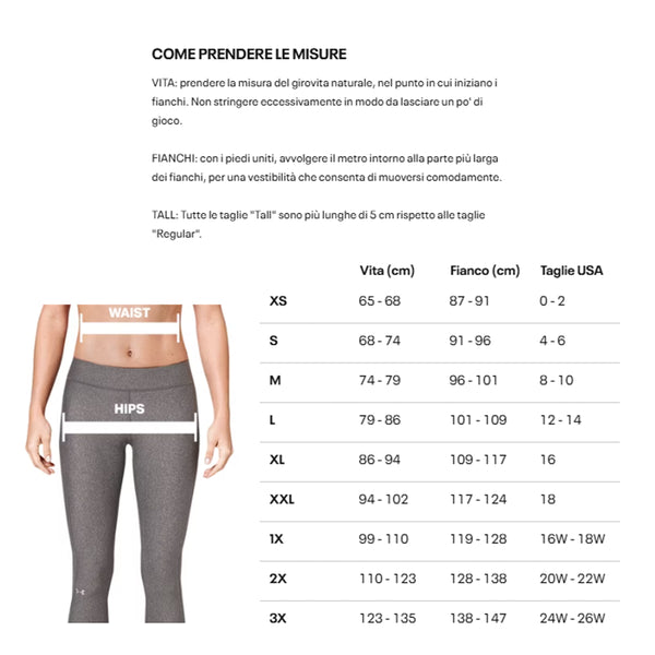Under Armour armour - leggings heatgear vivid magenta 77-13835 | Italystation.com Shop Now at italystation.com