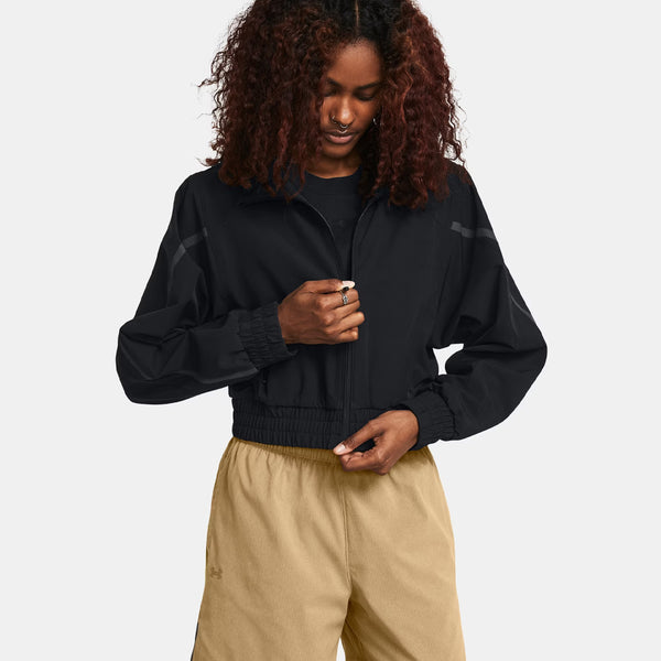 Under Armour armour - felpa ua unstoppable crop black 77-13864 | Italystation.com Shop Now at italystation.com