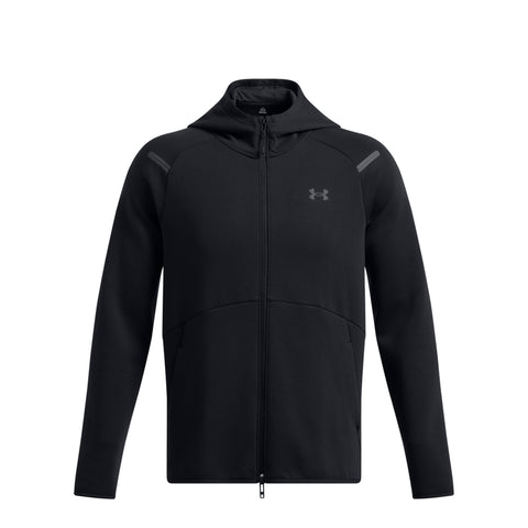 Under Armour armour - felpa ua unstoppable fleece full zip black | Italystation.com Shop Now at italystation.com
