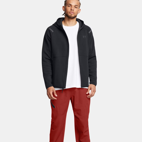 Under Armour armour - felpa ua unstoppable fleece full zip black | Italystation.com Shop Now at italystation.com