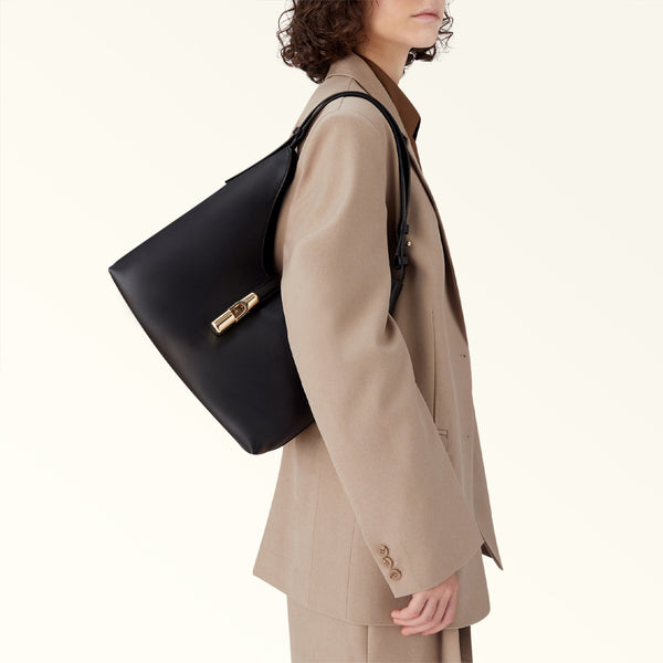 Furla - Goccia M Nero Shoulder Bag - WB01499BX3104 - NERO