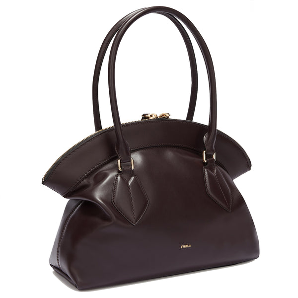 Furla - Borsa a spalla Erica M Dark Coffee - WB01464BX3346 - DARK/COFFEE