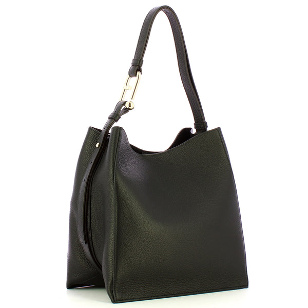 Furla - Borsa a Spalla Nuvola S Nero - WB01338HSF000 - NERO | Italystation.com - Shop Now at italystation.com