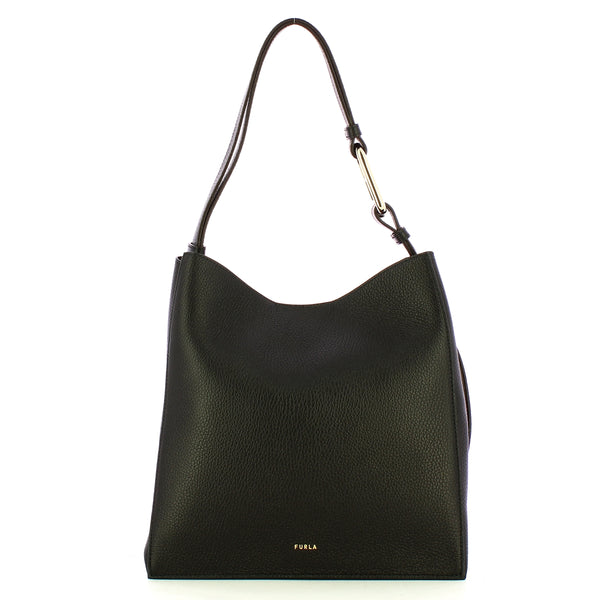Furla - Borsa a Spalla Nuvola S Nero - WB01338HSF000 - NERO | Italystation.com - Shop Now at italystation.com