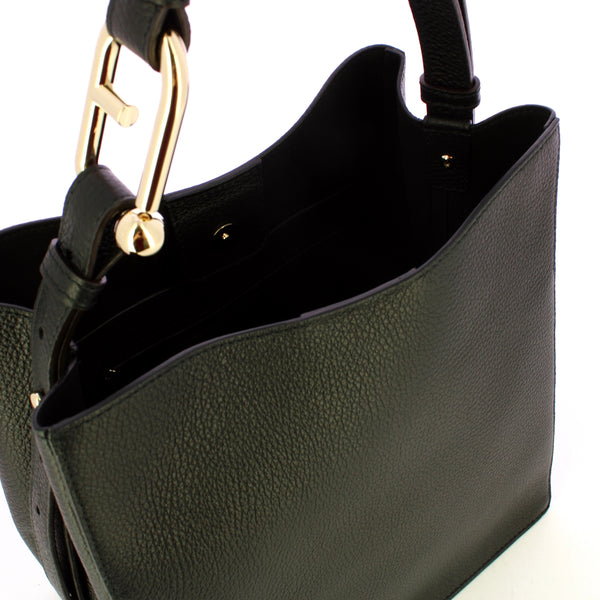 Furla - Borsa a Spalla Nuvola S Nero - WB01338HSF000 - NERO | Italystation.com - Shop Now at italystation.com