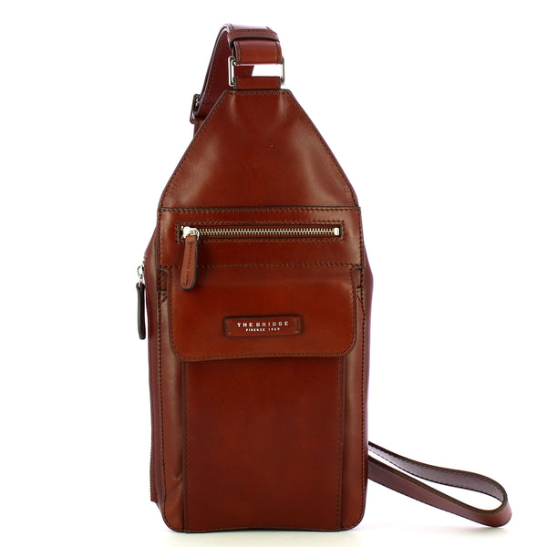 The Bridge - Monospalla Alberto Marrone 453102FN MARRON | Italystation.com Shop Now at italystation.com