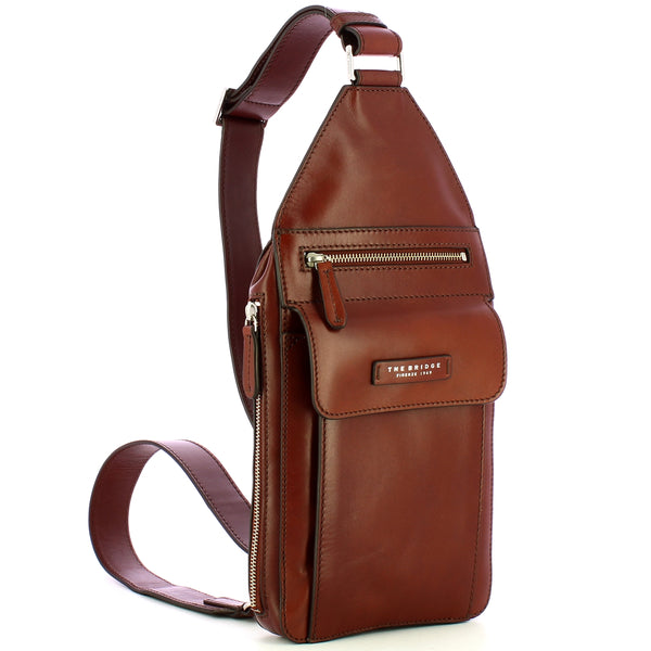 The Bridge - Monospalla Alberto Marrone 453102FN MARRON | Italystation.com Shop Now at italystation.com