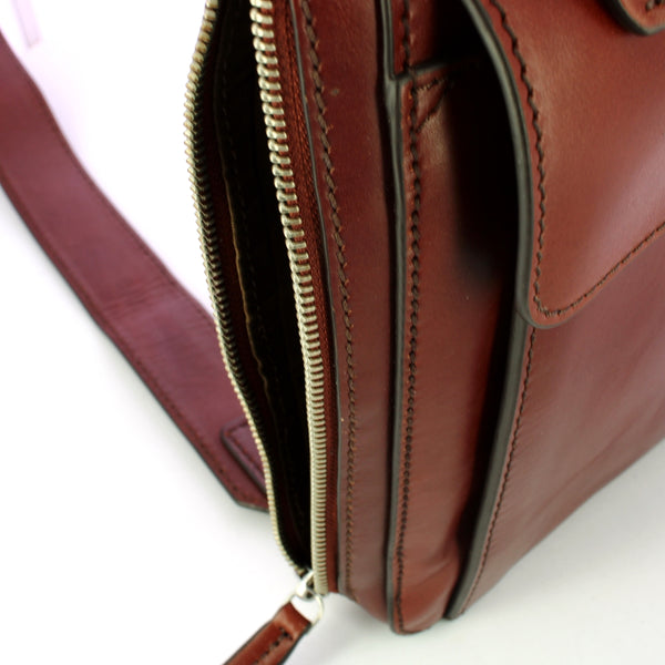 The Bridge - Monospalla Alberto Marrone 453102FN MARRON | Italystation.com Shop Now at italystation.com