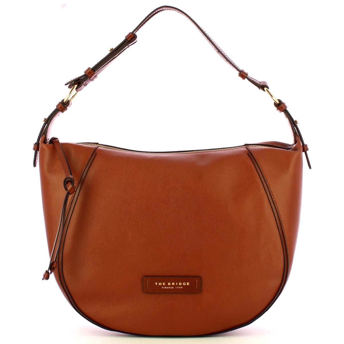 The Bridge - Hobo Bag Domitilla Marrone 441623BX MARRON | Italystation.com Shop Now at italystation.com