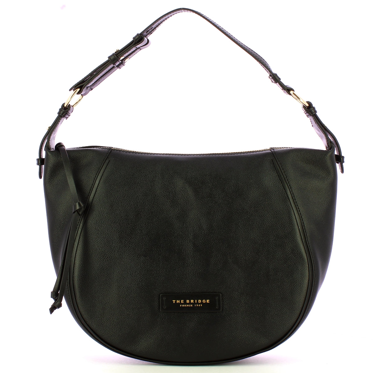 The Bridge - Hobo Bag Domitilla Nero 441623BX NERO/ABB. | Italystation.com Shop Now at italystation.com