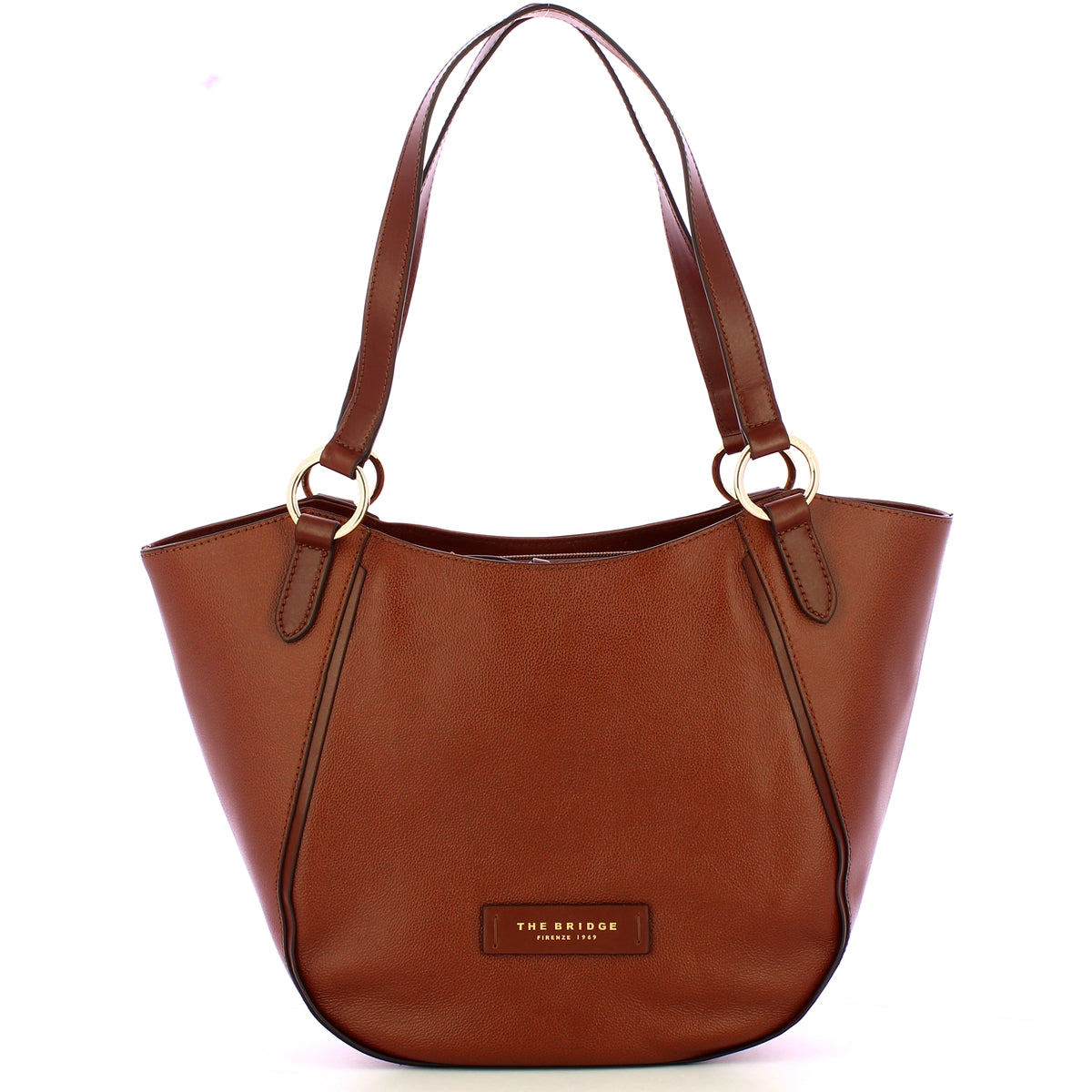 The Bridge - Borsa a spalla Domitilla Marrone 441653BX | Italystation.com Shop Now at italystation.com