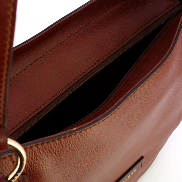 The Bridge - Borsa a spalla Domitilla Marrone 441653BX | Italystation.com Shop Now at italystation.com