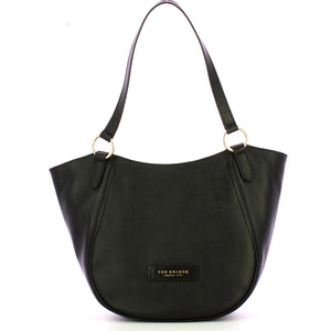 The Bridge - Borsa a spalla Domitilla Nero 441653BX NER | Italystation.com Shop Now at italystation.com