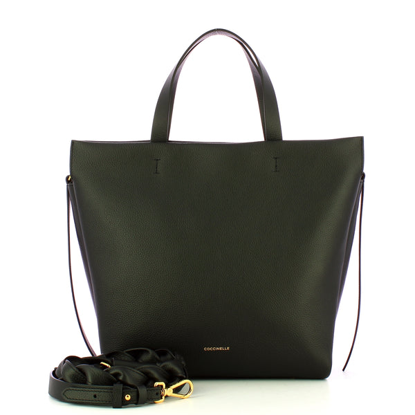 Coccinelle - borsa a mano boheme noir cuir - m50180101 - no | Italystation.com - Shop Now at italystation.com
