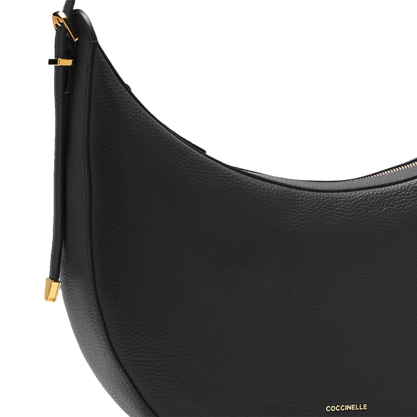 Coccinelle - borsa a spalla gleen large noir - n15130401 -  | Italystation.com - Shop Now at italystation.com