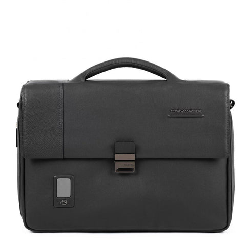 Piquadro - Cartella Porta PC Akron 15.6" Esp. Nero CA3111AO | Italystation.com Shop Now at italystation.com