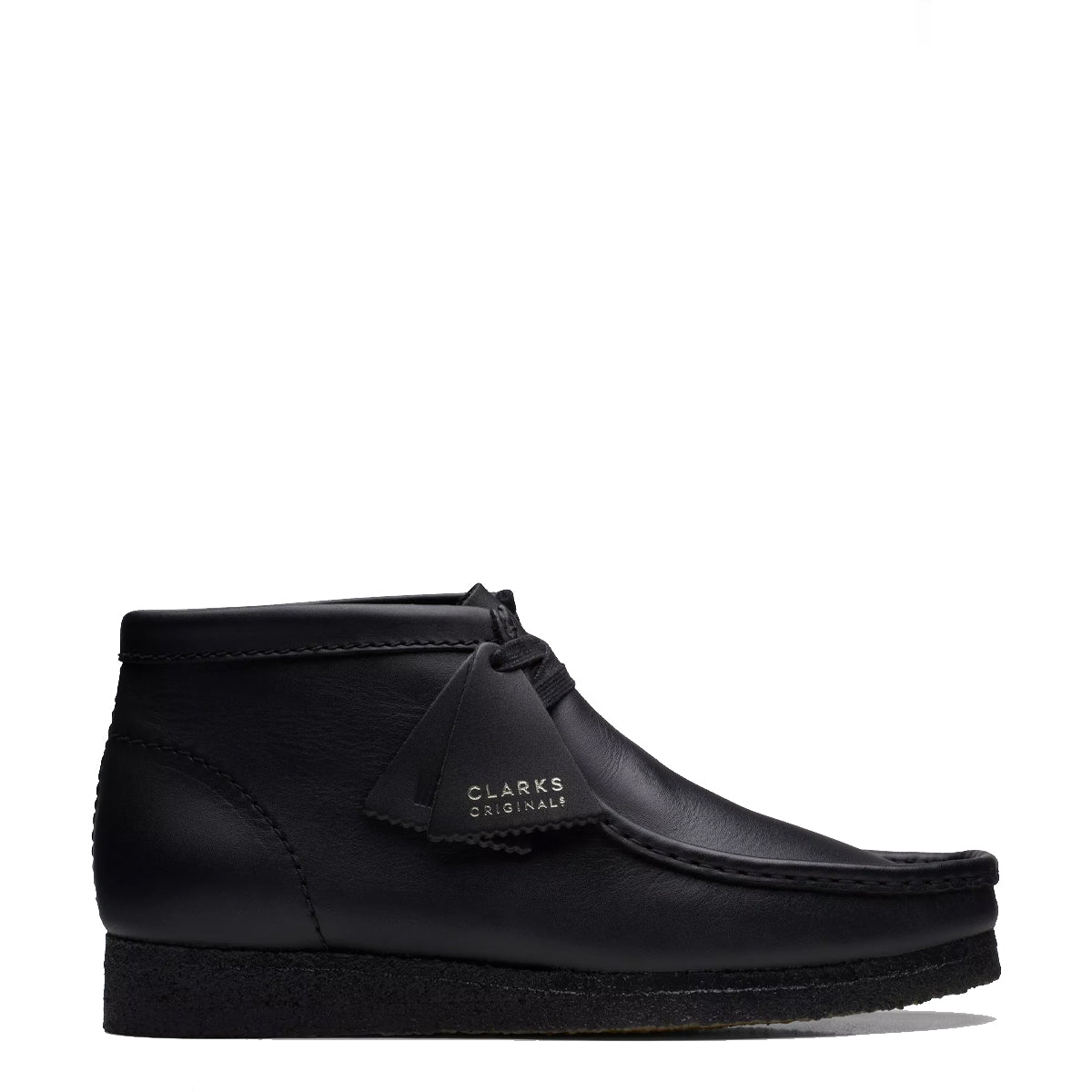 Clarks - stivaletto wallabee boot black leather - 26155512 - bl | Italystation.com - Shop Now at italystation.com
