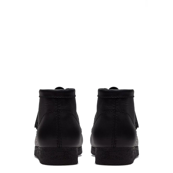 Clarks - stivaletto wallabee boot black leather - 26155512 - bl | Italystation.com - Shop Now at italystation.com