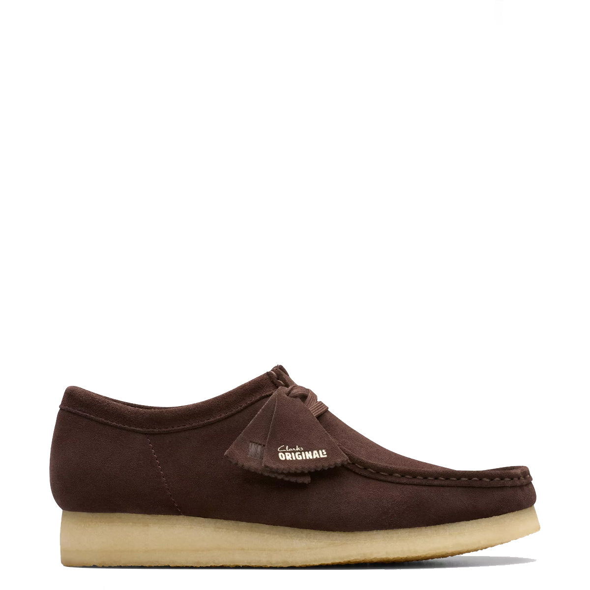 Clarks - scarpa wallabee dark brown suede - 26156606 - dark/bro | Italystation.com - Shop Now at italystation.com
