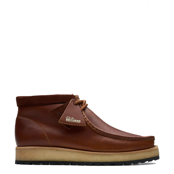 Clarks - stivaletto wallabee scout dark tan leather - 26178204  | Italystation.com - Shop Now at italystation.com
