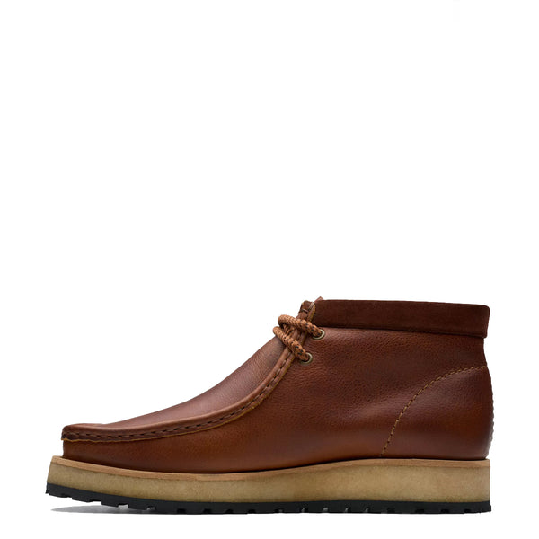 Clarks - stivaletto wallabee scout dark tan leather - 26178204  | Italystation.com - Shop Now at italystation.com