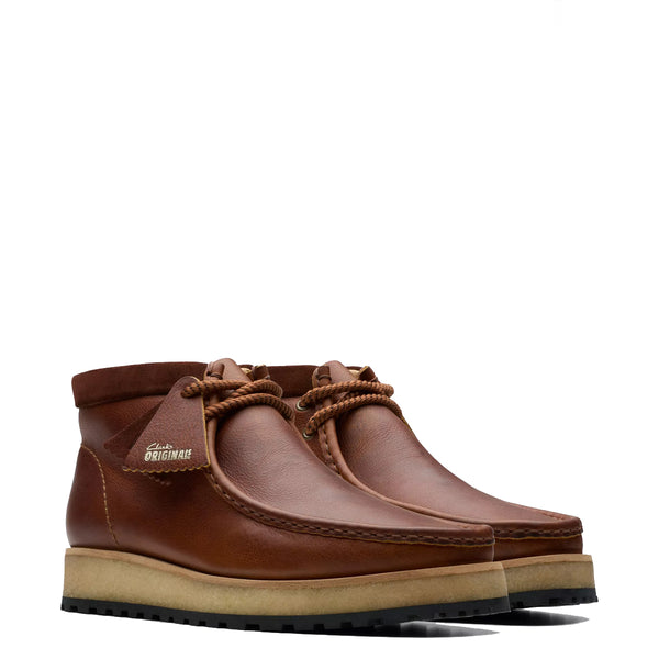 Clarks - stivaletto wallabee scout dark tan leather - 26178204  | Italystation.com - Shop Now at italystation.com