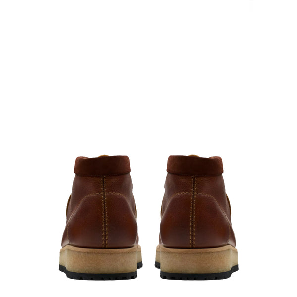 Clarks - stivaletto wallabee scout dark tan leather - 26178204  | Italystation.com - Shop Now at italystation.com