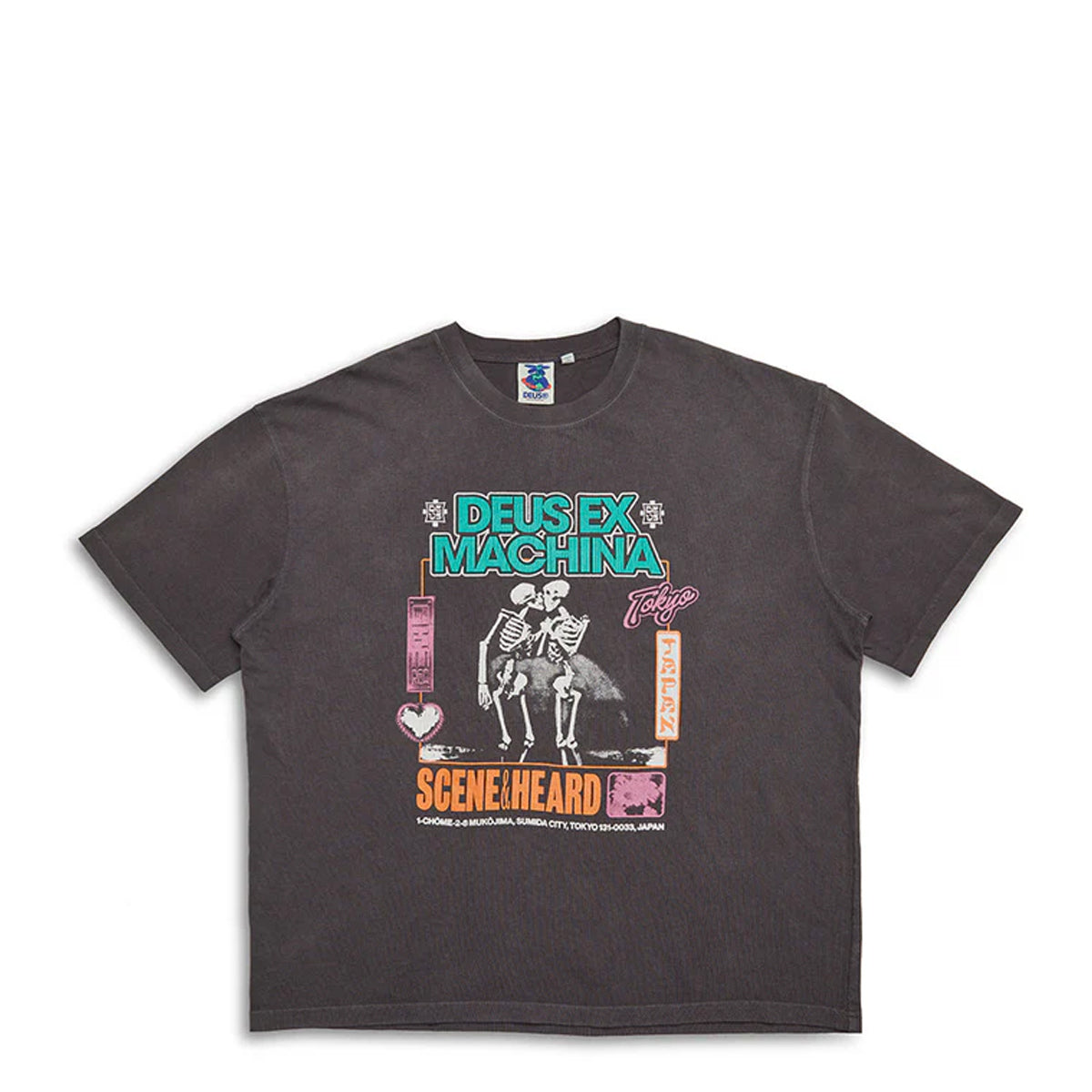 Deus Ex Machina - T-Shirt Takoyaki Anthracite - DMF241530B