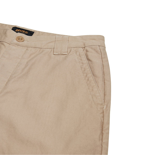 Deus Ex Machina ex machina - pantaloni hank whipcord khaki dmf2 | Italystation.com Shop Now at italystation.com