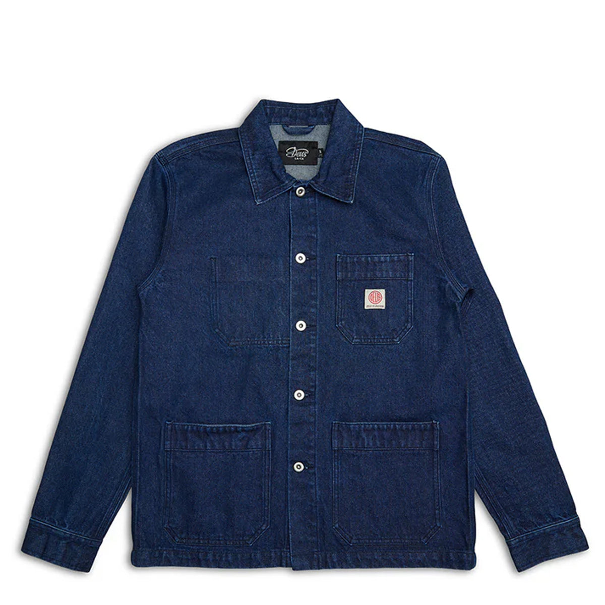 Deus Ex Machina ex machina - camicia hank denim chore rinse wash | Italystation.com Shop Now at italystation.com