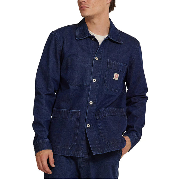 Deus Ex Machina ex machina - camicia hank denim chore rinse wash | Italystation.com Shop Now at italystation.com