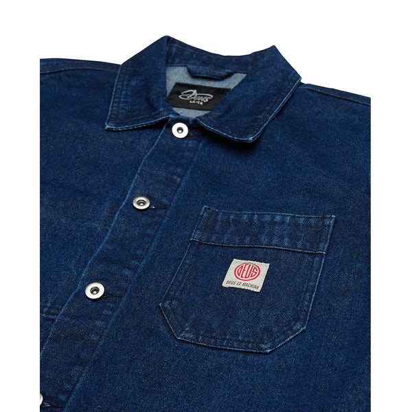 Deus Ex Machina ex machina - camicia hank denim chore rinse wash | Italystation.com Shop Now at italystation.com