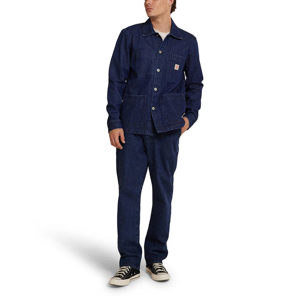 Deus Ex Machina ex machina - camicia hank denim chore rinse wash | Italystation.com Shop Now at italystation.com