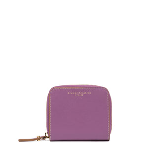 Gianni Chiarini - Portafoglio piccolo Zip Around Wallets Argyle Purple - PF W-4953A/24PE PRCK - ARGYLE/PURPLE