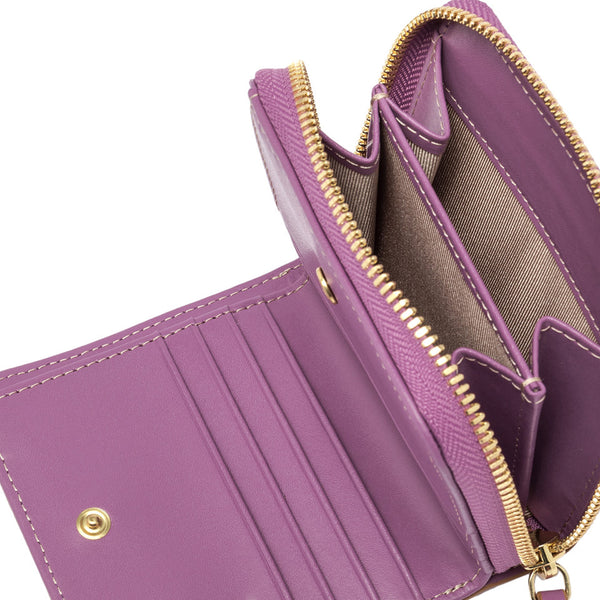 Gianni Chiarini - Portafoglio piccolo Zip Around Wallets Argyle Purple - PF W-4953A/24PE PRCK - ARGYLE/PURPLE