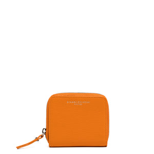 Gianni Chiarini - Portafoglio piccolo Zip Around Wallets Dollaro Flame Orange - PF W-4953A/24PE GRN - FLAME/ORANGE