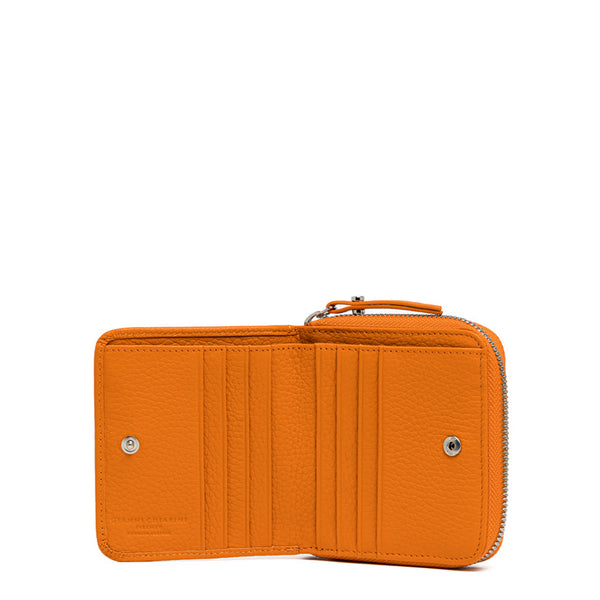 Gianni Chiarini - Portafoglio piccolo Zip Around Wallets Dollaro Flame Orange - PF W-4953A/24PE GRN - FLAME/ORANGE