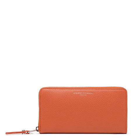 Gianni Chiarini - Portafoglio Wallets Dollaro Large Zip Around Flame Orange - PF 5042/24PE GRN - FLAME/ORANGE