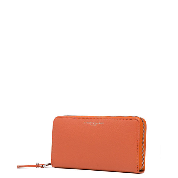 Gianni Chiarini - Portafoglio Wallets Dollaro Large Zip Around Flame Orange - PF 5042/24PE GRN - FLAME/ORANGE