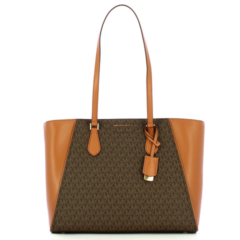 Michael Kors - Borsa a spalla Taryn Large Brn Acorn 30F | Italystation.com Shop Now at italystation.com