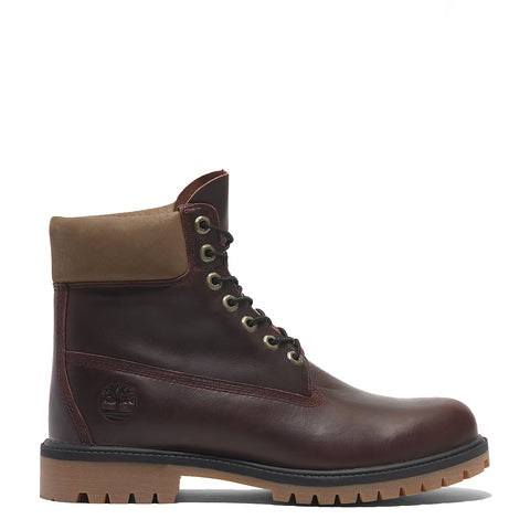 Timberland - stivale 6 inch stringato heritage burgundy - t | Italystation.com - Shop Now at italystation.com
