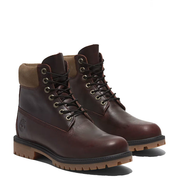 Timberland - stivale 6 inch stringato heritage burgundy - t | Italystation.com - Shop Now at italystation.com