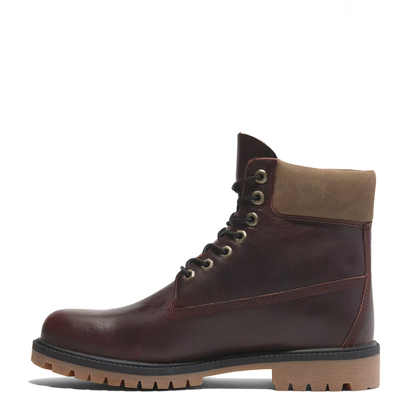 Timberland - stivale 6 inch stringato heritage burgundy - t | Italystation.com - Shop Now at italystation.com