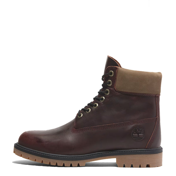 Timberland - stivale 6 inch stringato heritage burgundy - t | Italystation.com - Shop Now at italystation.com
