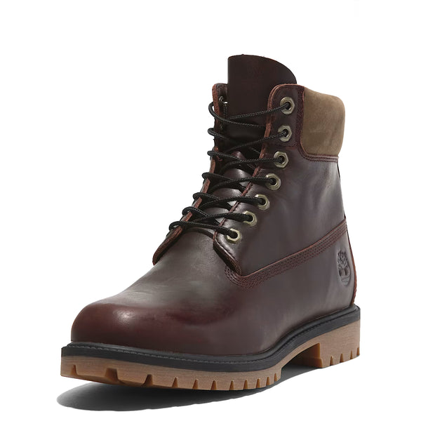 Timberland - stivale 6 inch stringato heritage burgundy - t | Italystation.com - Shop Now at italystation.com