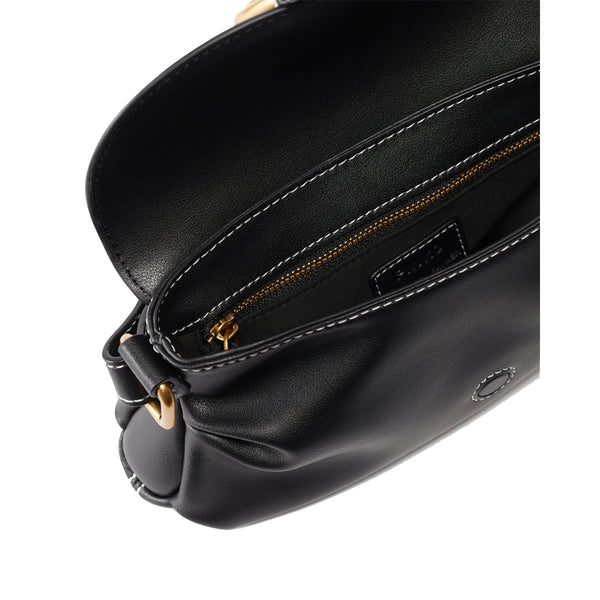 Pinko - borsa a spalla jolene mini nero antique gold - 102802a1w | Italystation.com - Shop Now at italystation.com