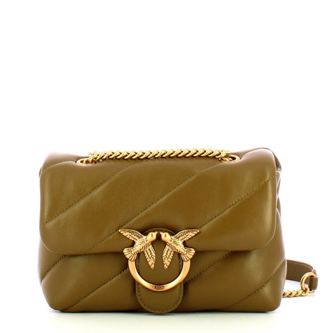 Pinko - mini borsa a tracolla love puff maxi quilt piantagione a | Italystation.com - Shop Now at italystation.com