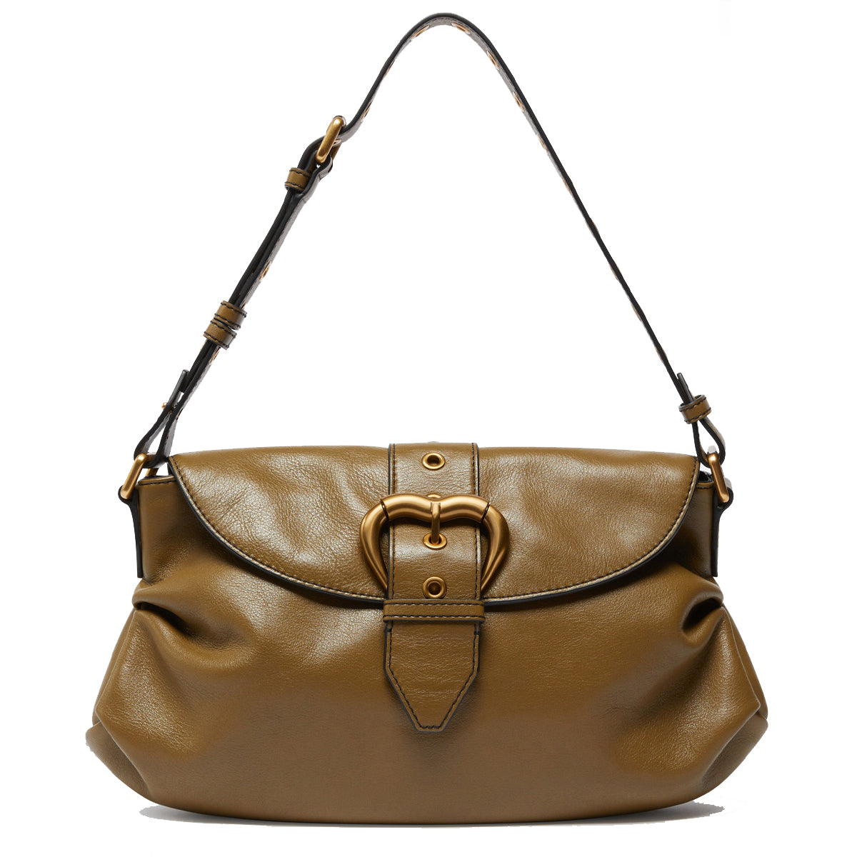 Pinko - Borsa a spalla Jolene Classic Nero Antique Gold - 102801 | Italystation.com - Shop Now at italystation.com