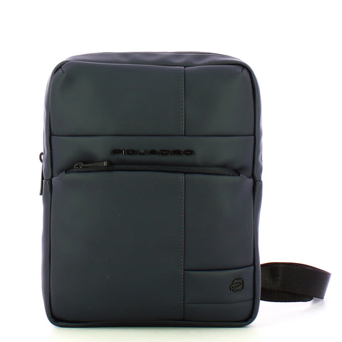 Piquadro - Borsello gommato Grande Blu - CA1816W129W - BLU | Italystation.com - Shop Now at italystation.com