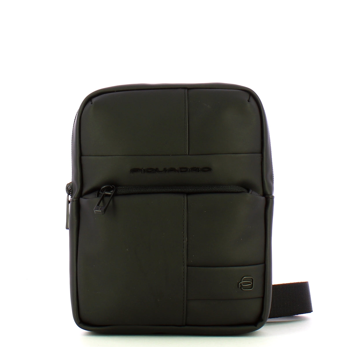 Piquadro - Borsello gommato Piccolo Nero - CA3084W129W - NERO | Italystation.com - Shop Now at italystation.com